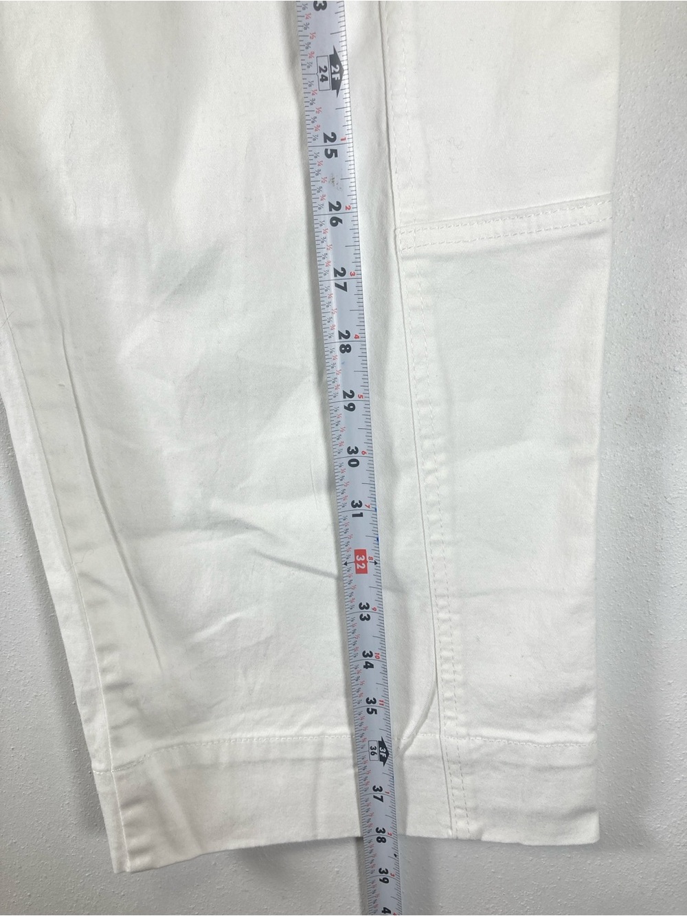Democracy Women's "Ab" Solution Skyrise Straight Pant White Size 12 Coastal - Picture 6 of 15